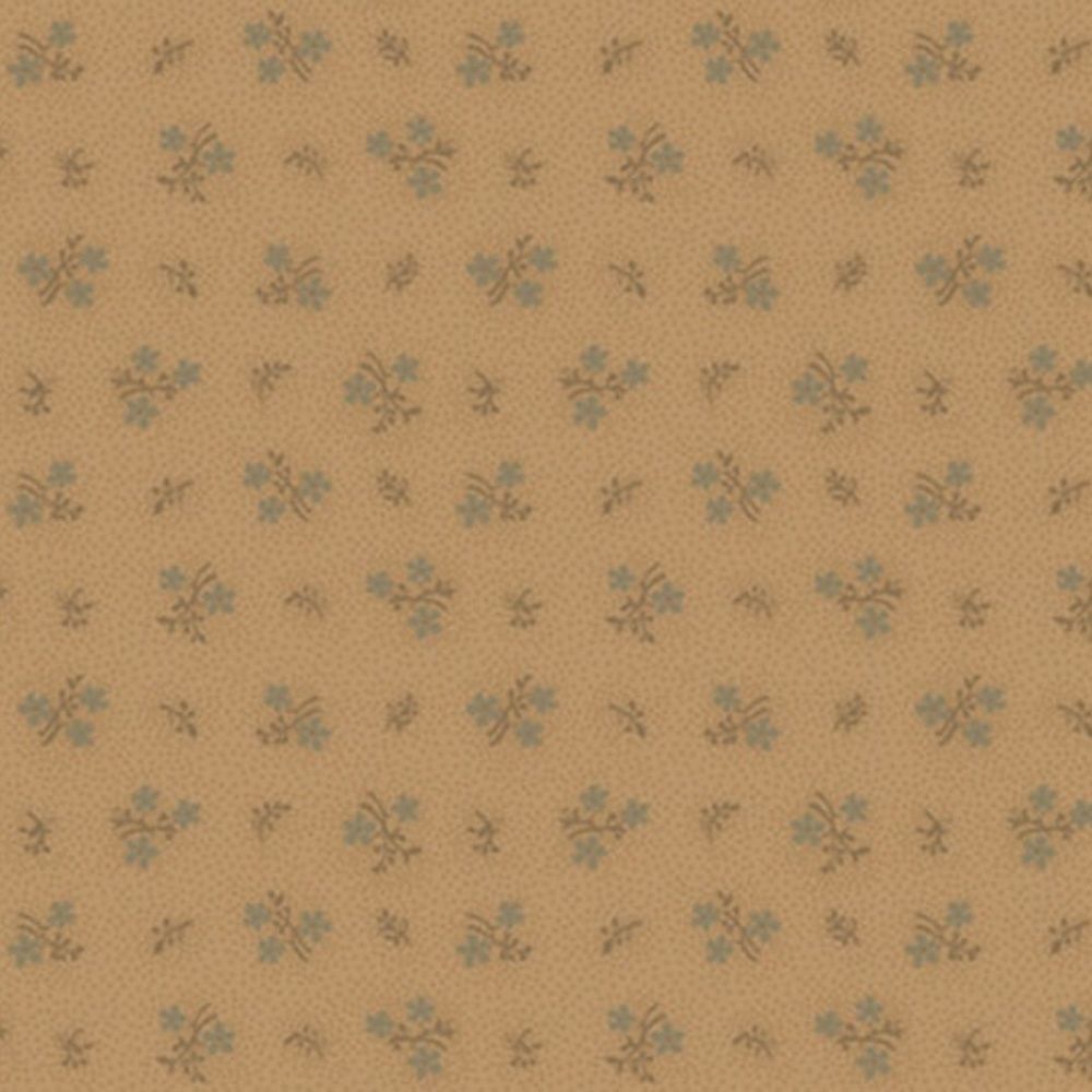 2 yards Quilting Fabric Country Meadows‎ by Pam Buda R1714 Beige